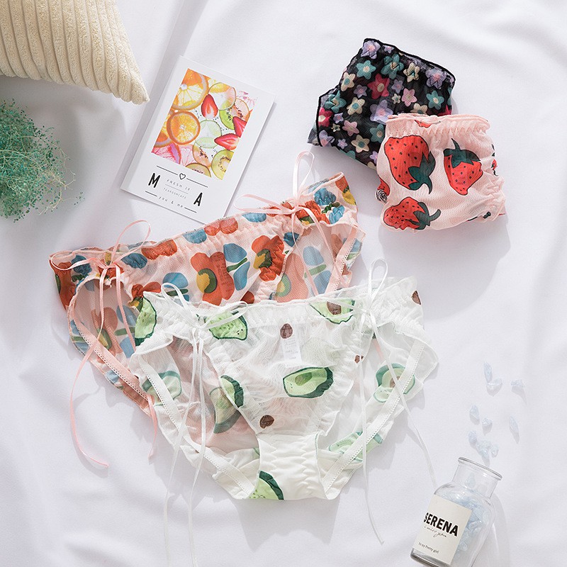 Quần lót ren quả bơ chất liệu cao cấp đáng yêu dễ thương QL80