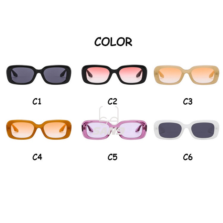 Kính Mát Gọng Oval Nhỏ Chống Tia UV Phong Cách Hàn Quốc Mới Cho Nữ