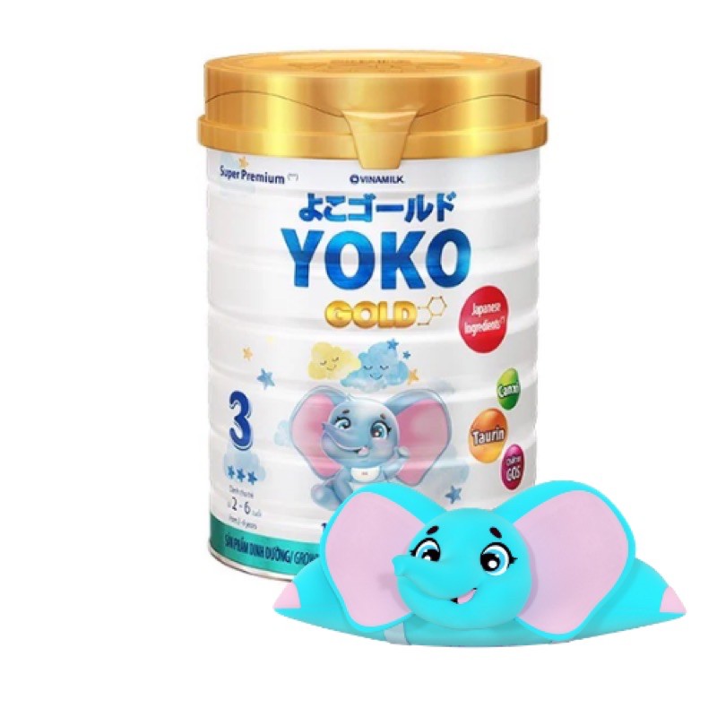 Sữa bột YOKO 3 850g (cho trẻ từ 2 - 6 tuổi)