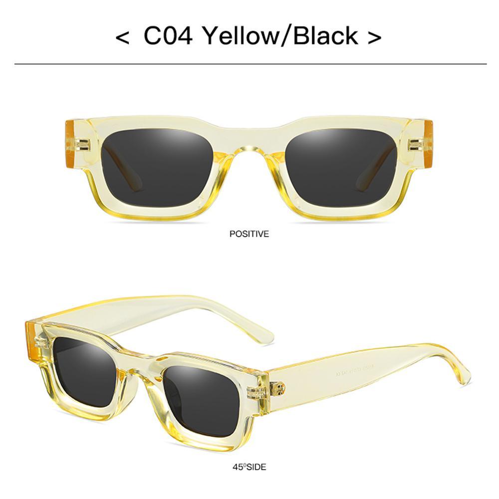 MELODG Kính Mát Phân Cực Mặt Vuông Nhỏ Chống Tia UV400 Thời Trang Cho Nam