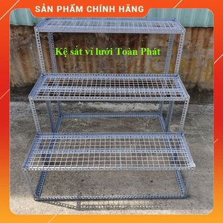 Kệ sắt V lỗ bậc thang 3 bậc V3 x3cm( tấm lưới sắt ) nhiều kích thước