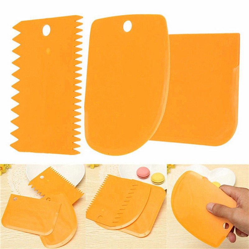 Set 3 Dụng Cụ Chà Láng Bánh Kem