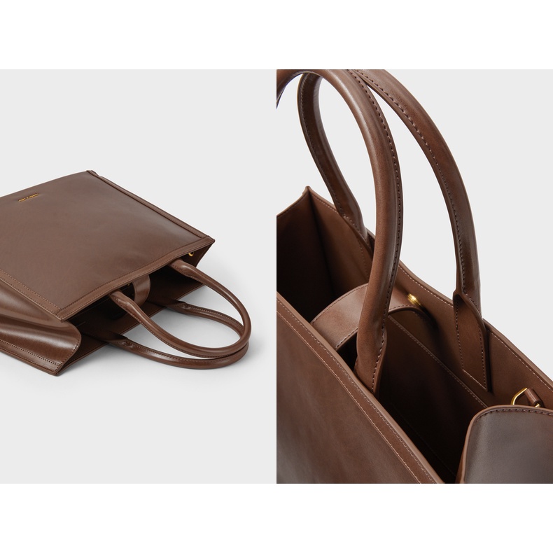 Ck2-30671296- 1 CHARLES & KEITH Túi Xách Đeo Vai / Cầm Tay Thời Trang