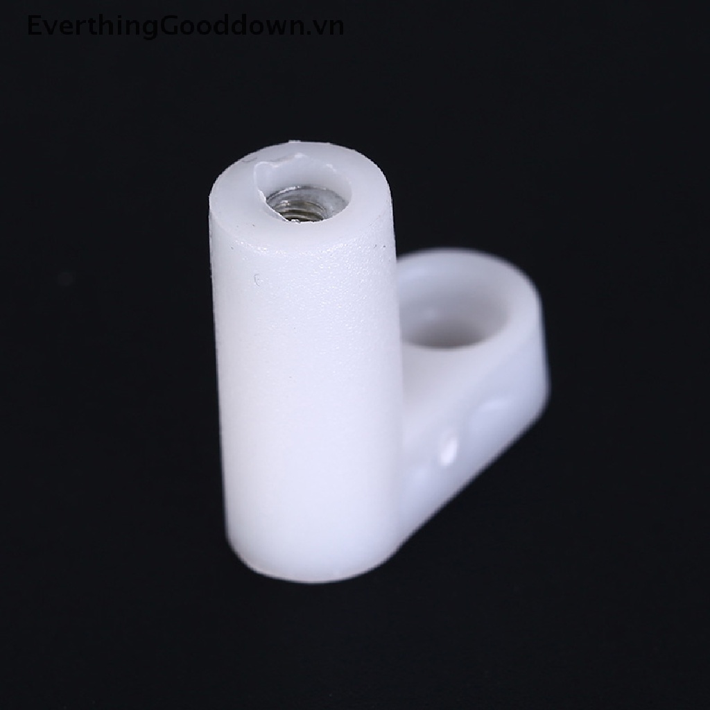Everthingood Set 10 Chân Đế Nhựa Chữ L 20mm Kèm Ốc Vít Cố Định