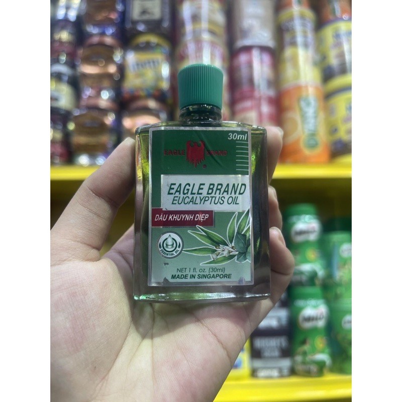 (Date mới) Dầu Khuynh Diệp Con Ó Made in Singapore - Eagle Brand Eucalyptus Oil 30ml