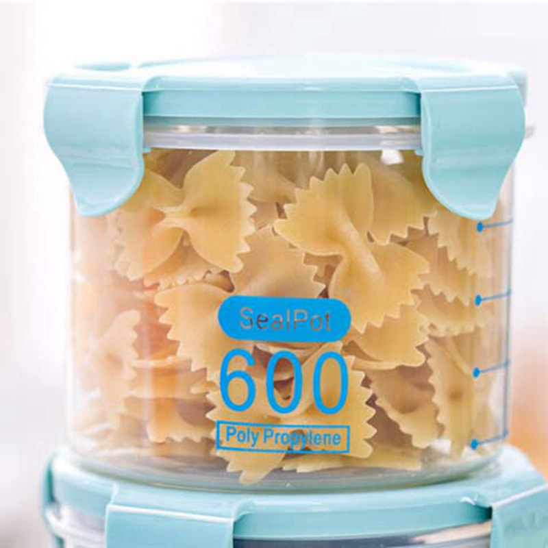 Hộp Nhựa Trong Suốt Đựng Thực Phẩm Khô Có Nắp Đậy Thiết Kế Tiện Dụng Cho Nhà Bếp | BigBuy360 - bigbuy360.vn