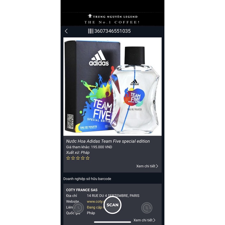 Nước hoa nam ADIDAS hương nam tính 100ml chính hãng