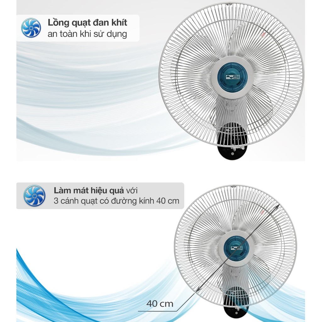 Quạt treo tường 🔸Tùy chọn có remote 🔸 Hàng VN CLC 🔸 BH 2 năm 🔸 Giao hỏa tốc