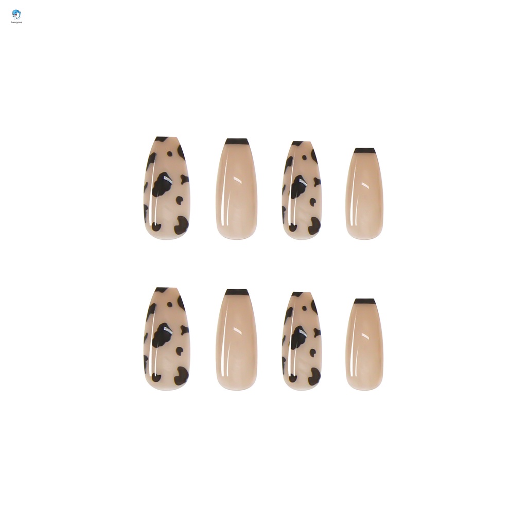 [Hàng mới về] Set 24 móng tay giả có nơ r141 r169 r200 r260 làm đẹp cho nữ