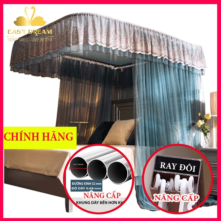 【KHUNG MÀN NÂNG CẤP CHẤT LƯỢNG  】Mùng ngủ - Màn khung không khoan tường  chính hãng EASY DREAM