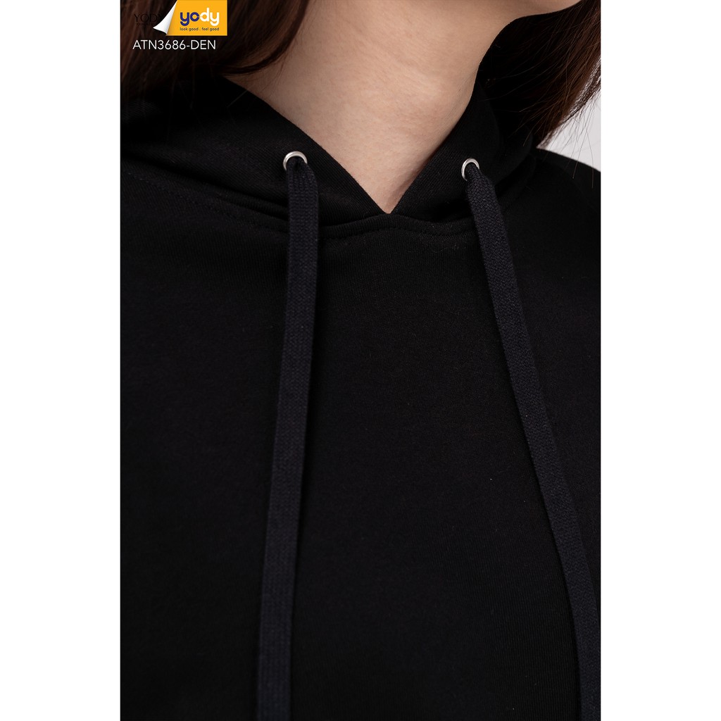 [Mã WABRWA8 giảm 15% đơn 99k] Áo hoodie Yody nữ gắn mác túi ATN3686