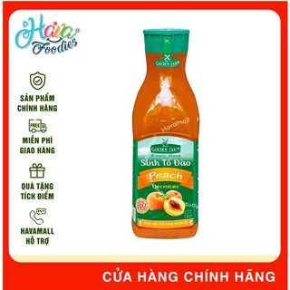 [DATE MỚI NHẤT] Sinh Tố Đào Dầm Golden Farm 1lít