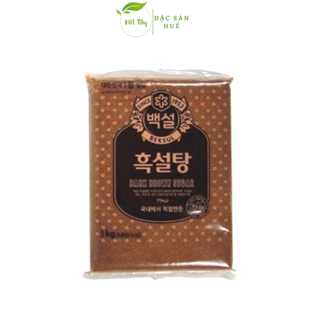 Đường Đen Hàn Quốc Beksul Gói 1KG - MÍT TÂY Nguyên Liệu Làm Sữa Tươi Trà Sữa Trân Châu Đường Đen