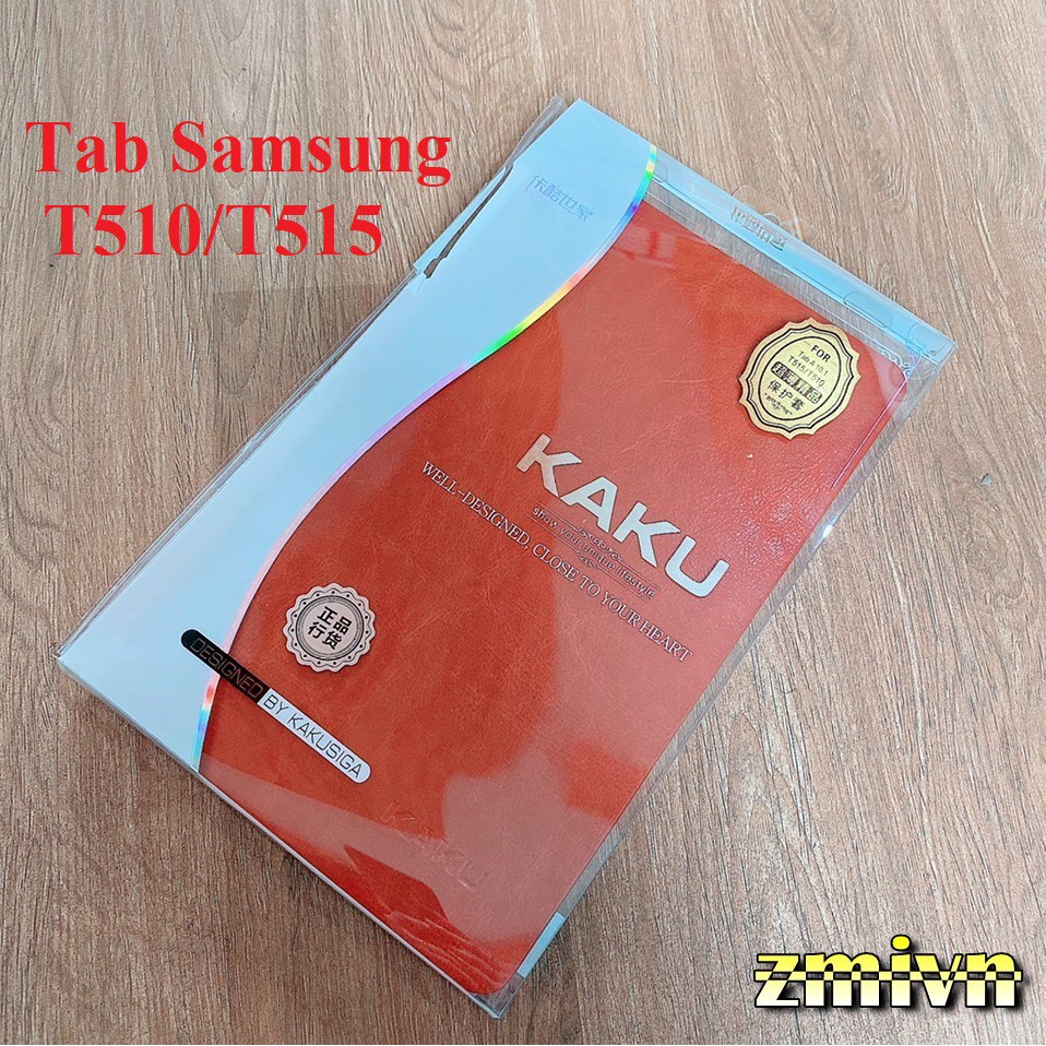 Bao da kaku Samsung galaxy tab A10.1 2019 T515 / T510 (Nâu đỏ)
