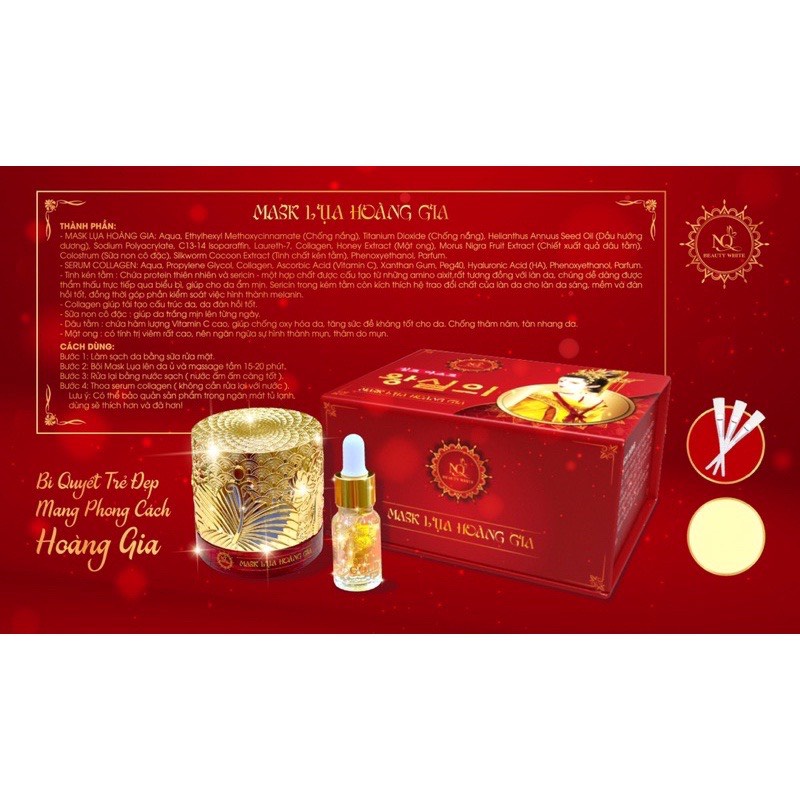 Cấy trắng lụa Hoàng Gia dùng cho cá nhân và spa
