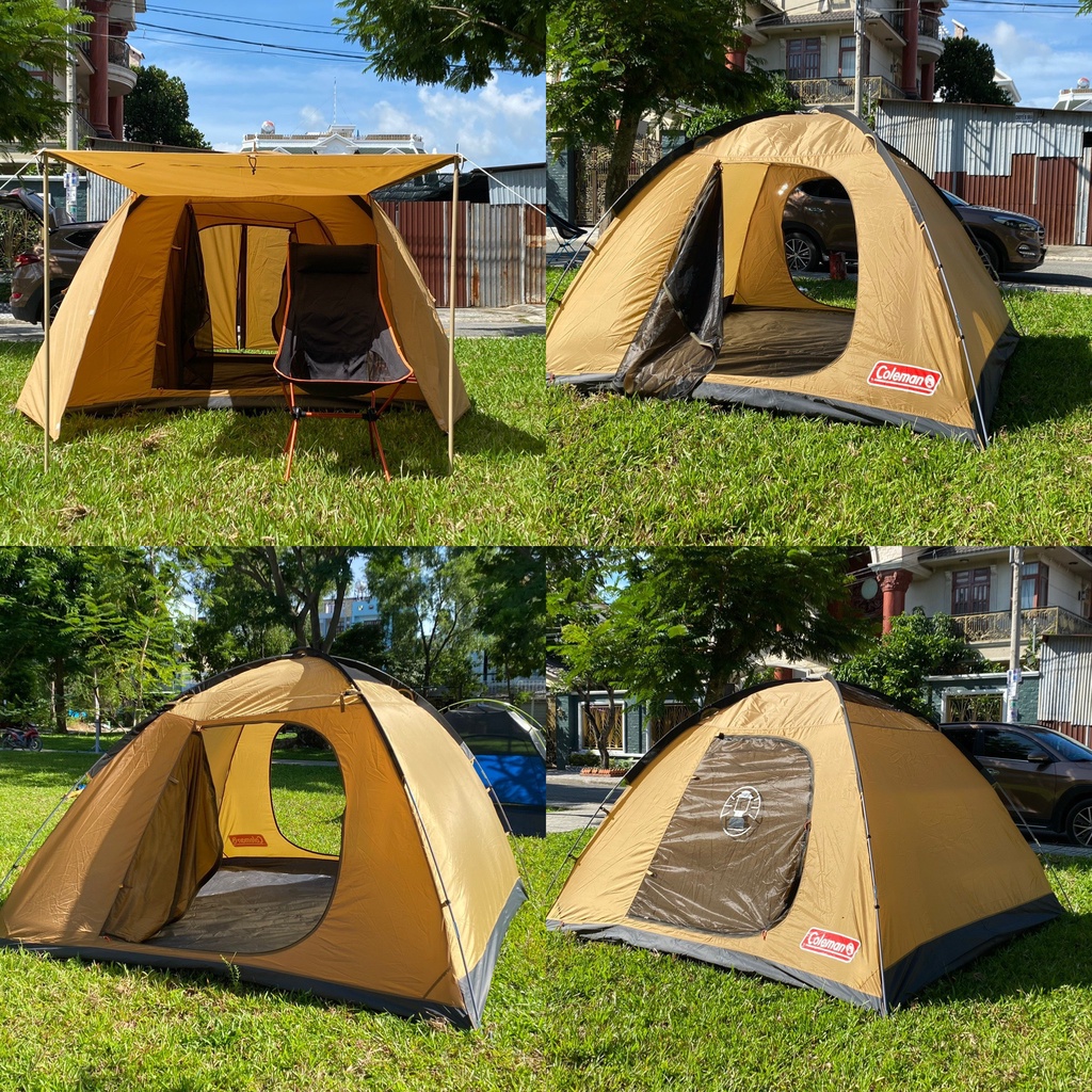 Lều cắm trại FAMILY CAMPING 270 LIMITED VÀNG Tough BC Cross Dome 270 A444