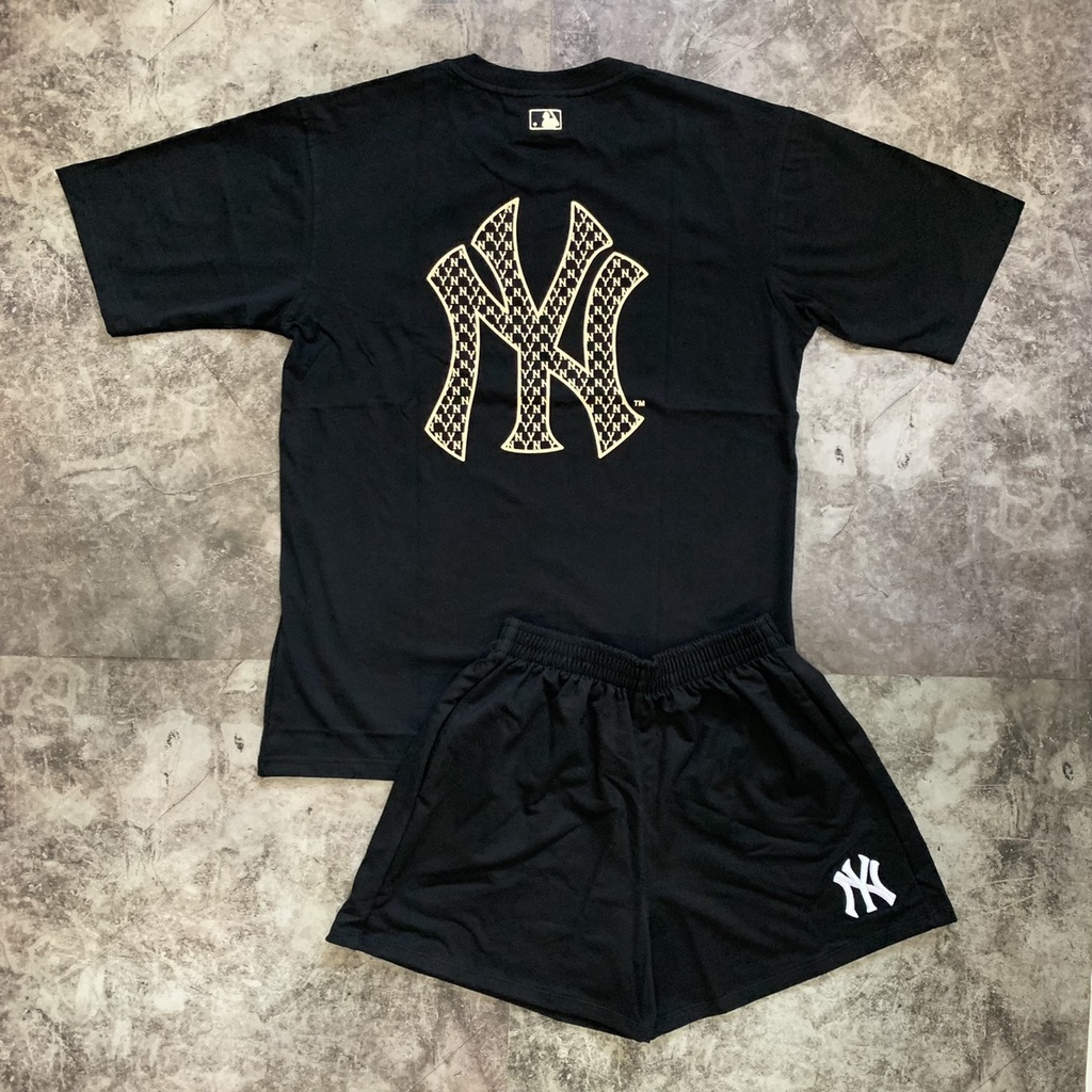Áo phông MLB NY Nam Nữ logo thêu, Chất liệu vải thun cotton 100% cao cấp, mềm mại, MÓC KHOÁ VUÔNG