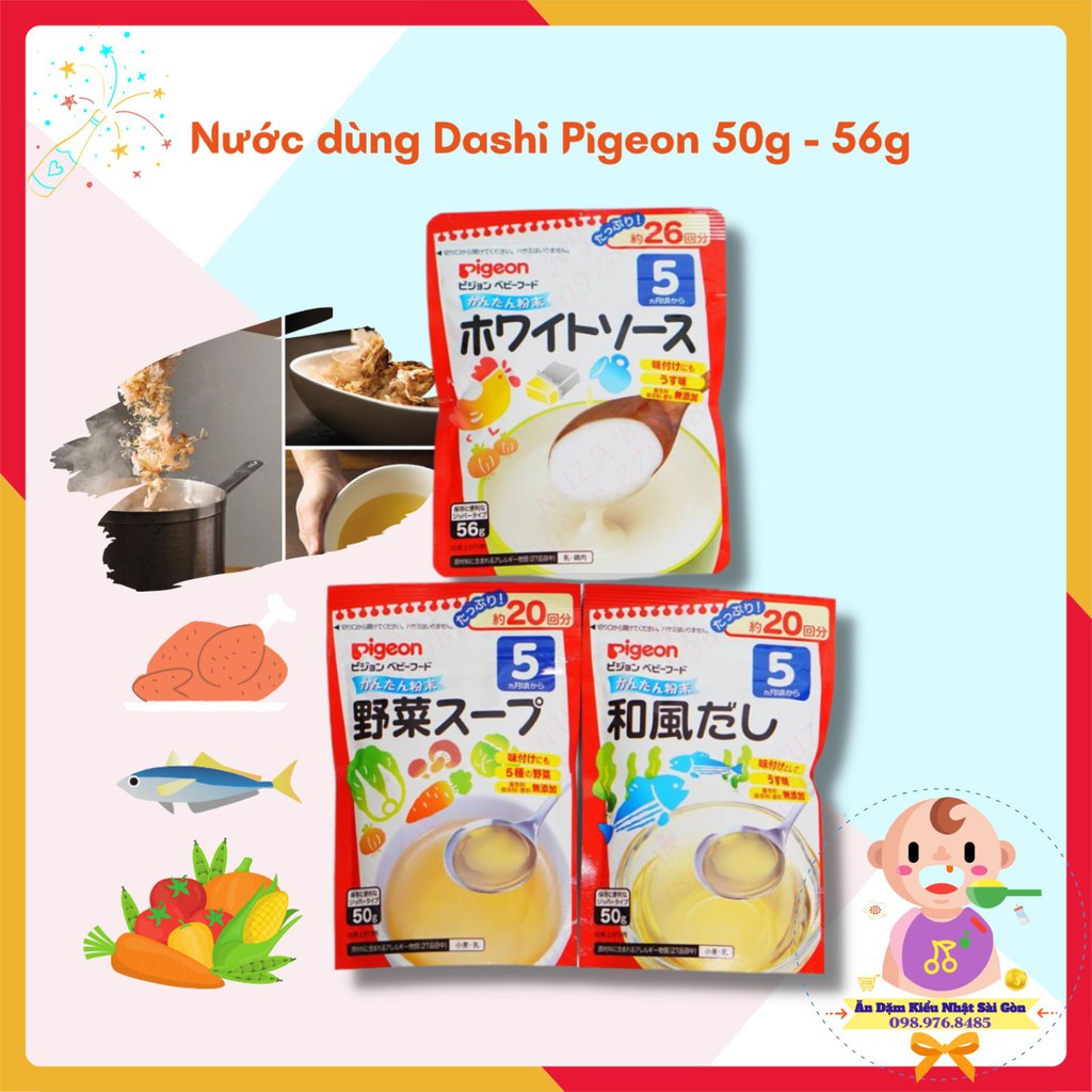 🛑FreeShip🛑 Bột nêm Dashi Pigeon Date mới nhất - Nội Địa Nhật