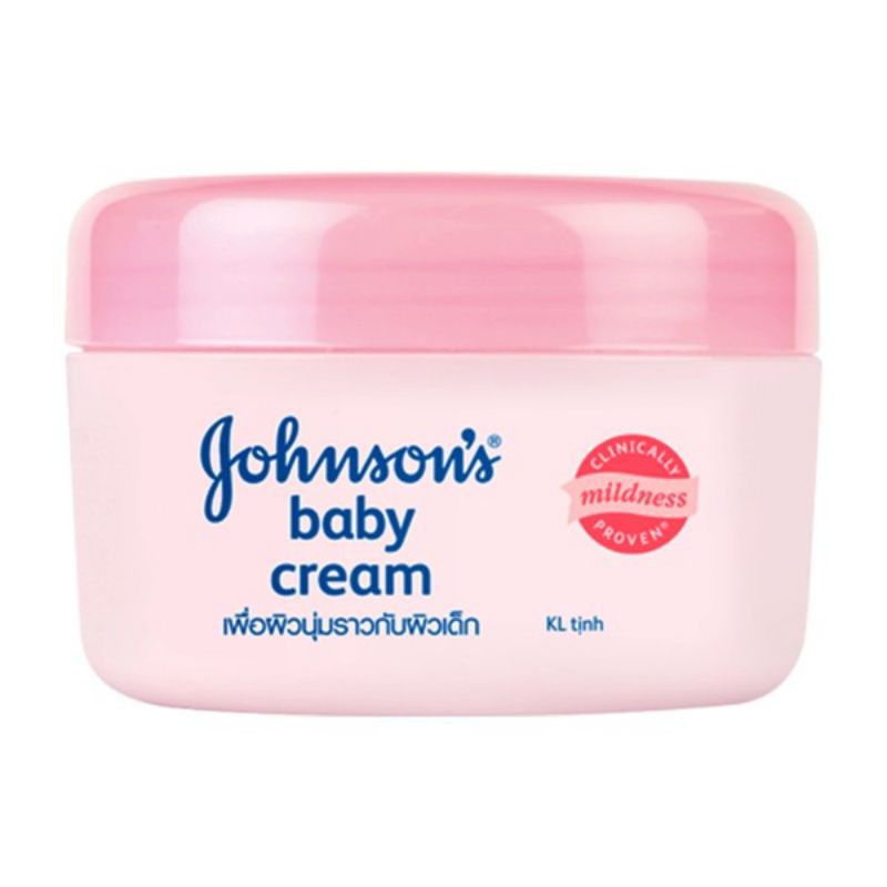 Kem Dưỡng Da Johnson's Baby Cream 50G (Nắp Hồng).