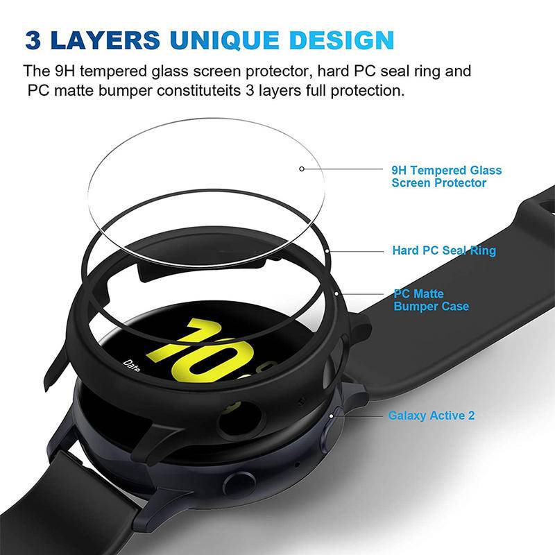 Ốp Bảo Vệ Màn Hình Đồng Hồ Samsung Galaxy Watch Active 2 40mm 44mm 44mm 44mm 40mm