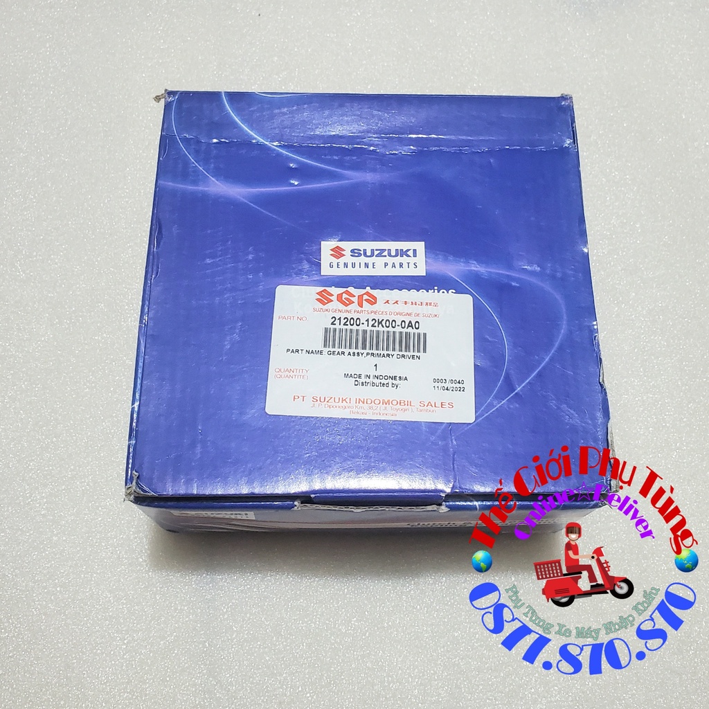 Nhông hú lớn - chuông heo Raider fi - satria fi - gsx zin suzuki indo - 21200-12K00-0A0