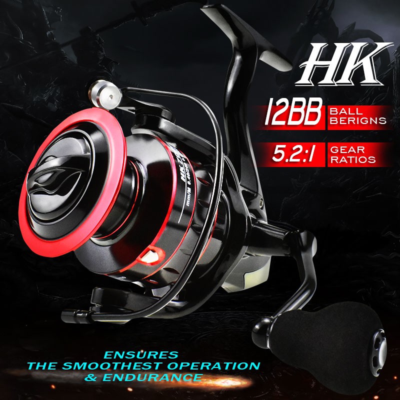 Máy Câu Cá Kim Loại 1000-7000 10kg 12bb Max