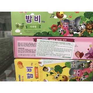 Kem Đánh Răng Bambi Kids