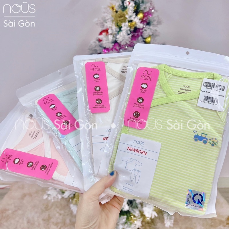 Bộ tay dài pettit Nous-Bộ dài mặc nhà cho bé