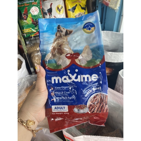 THỨC ĂN CHO CHÓ LỚN MAXIME 400g