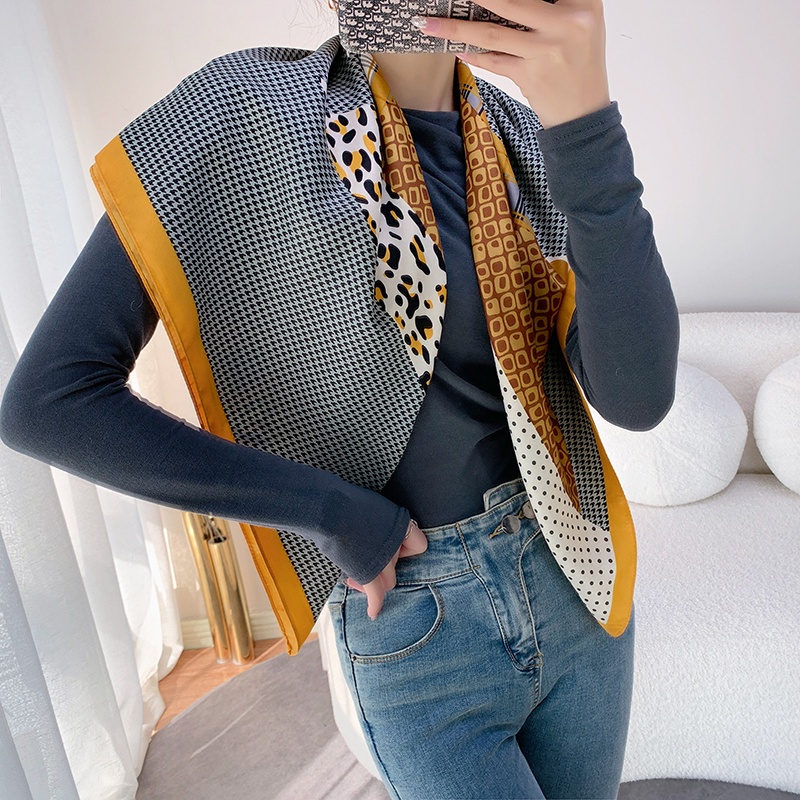 Khăn Choàng Chống Nắng In Họa Tiết Thời Trang Khổ 90cm(35.4inch) Tudung WJ1007-111-01