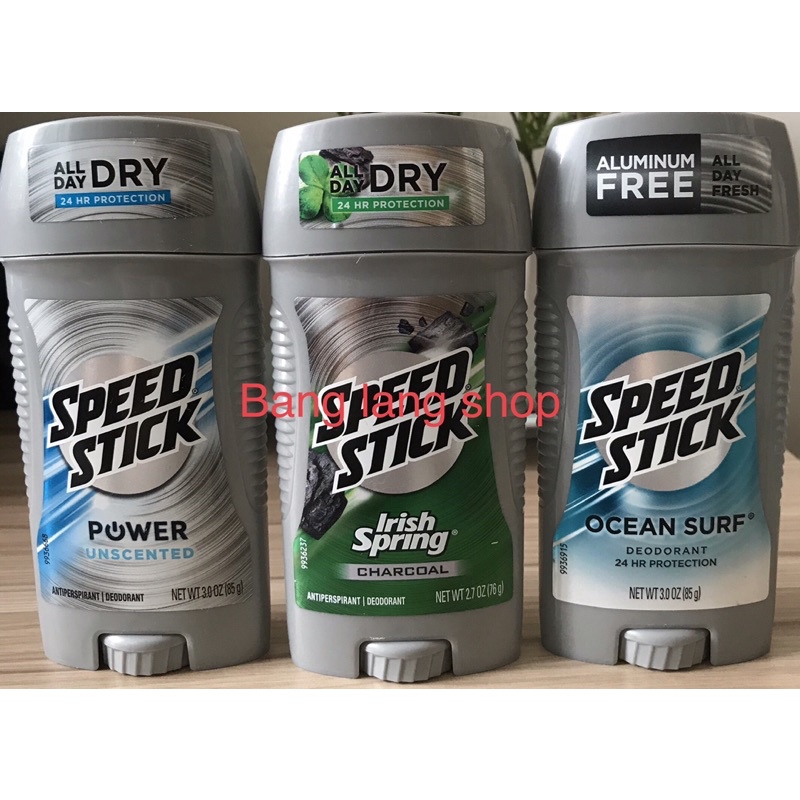 Lăn khử mùi dành cho nam Speed Stick 85 g của Mỹ