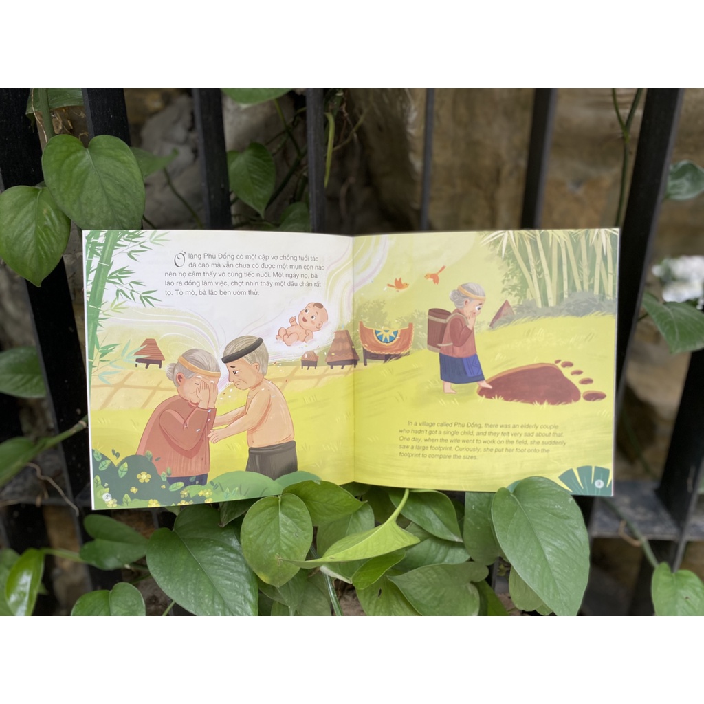 Sách - Bộ 5 Cuốn - Truyện cổ tích Việt Nam - Song ngữ Việt - Anh