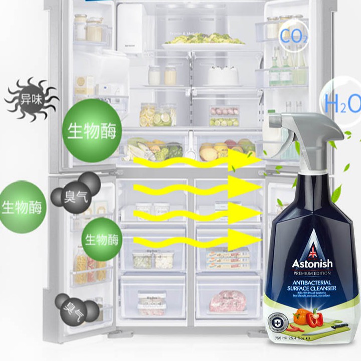 Chai xịt tẩy rửa đa năng diệt khuẩn vệ sinh dụng cụ bếp tủ lạnh tủ bếp khu vực chế biến thực phẩm dao thớt ASTONISHC6700