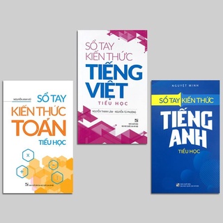 Sách - sổ tay kiến thức toán + tiếng việt + tiếng anh tiểu học - minh long