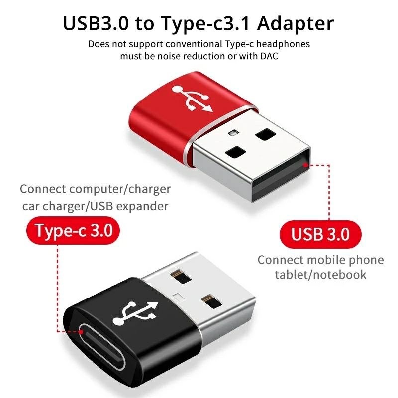 Cổng OTG 3.0 chuyển đổi từ Usb sang TypeC/ Ligh tning-TypeC