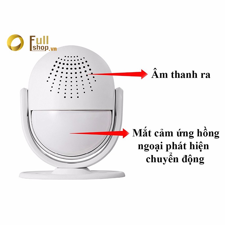 Báo động, báo khách cảm ứng hồng ngoại tự tải nhạc chuông KW I236S