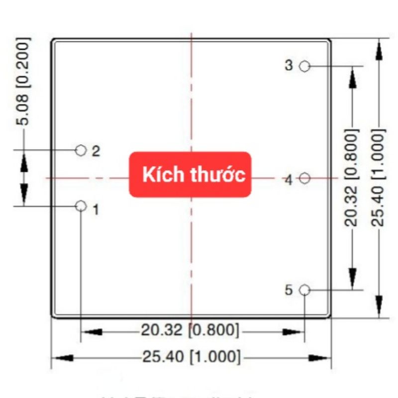 Mạch nguồn cách ly đối xứng 5V 12V 15V +-12V 5W