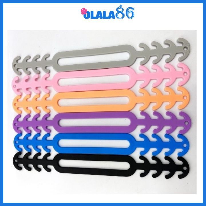 Móc đeo khẩu trang chống đau tai, dây đeo khẩu trang chống đau tai chất liệu silicon nhiều màu OLala86