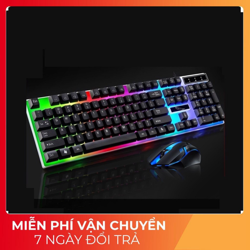 Bộ đôi chuột máy tính+ Bàn phím giả cơ, G21 chơi GAME cực HOT, có đèn LED đổi màu ẤN TƯỢNG [CÓ BẢO HÀNH]