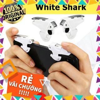 Nút bắn Pubg Freefire White Shark ♥️Freeship♥️ Giảm 30k khi nhập MAYT30 - Nút bấm Pubg Phụ kiện chơi Pubg Mobile