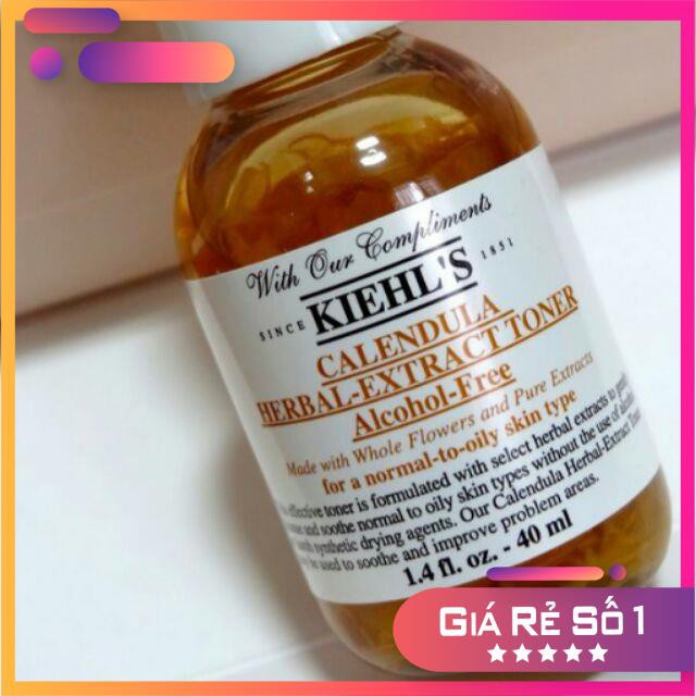 Nước hoa hồng hoa cúc Kiehls Calendula Extract Toner Alcohol-Free 40ml | BigBuy360 - bigbuy360.vn