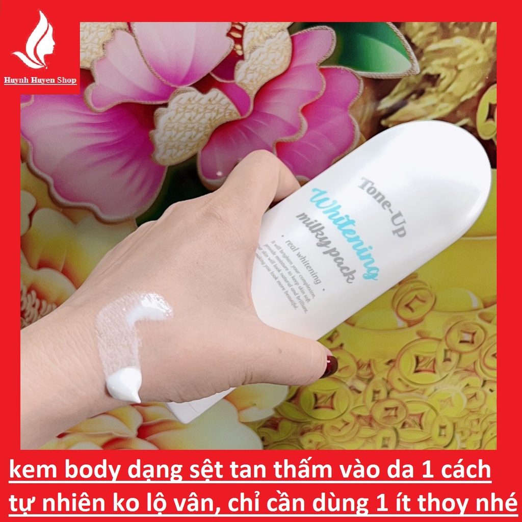 [chính hãng] Kem body Mersenne Beaute dưỡng da body siêu trắng Hàn Quốc 200ml