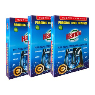 Bộ 4 hộp bột thông cống hando 100g xuất khẩu