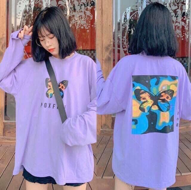 Áo bướm tay xuông hai mặt