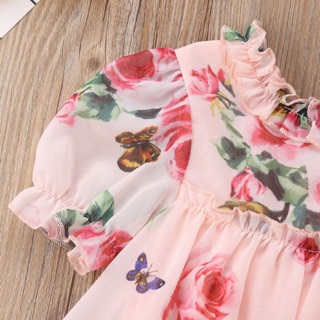 Đầm hoa vải chifon điệu đà