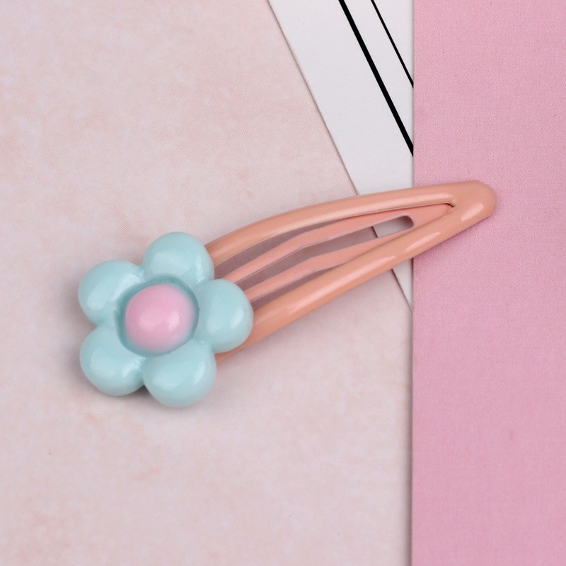 Kẹp tóc màu kẹo ngọt phong cách xinh xắn