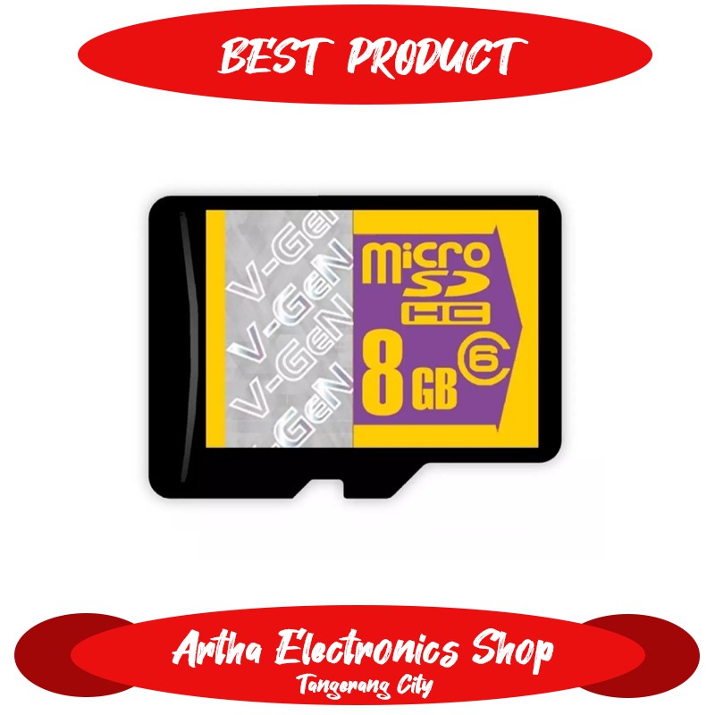 Thẻ Nhớ Sdhc Class 6 Không Độc Hại Microsd 8gb