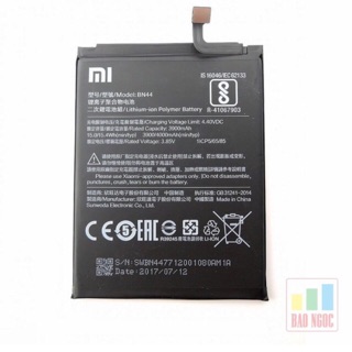 Pin xiaomi redmi 5 plus bn44 pin xịn nhâp mới bn 44 dl4000 mAH