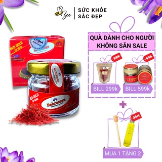 SAFFRON NHUỴ HOA NGHỆ TÂY HỘP 1GR tặng bình nước thuỷ tinh 500ml