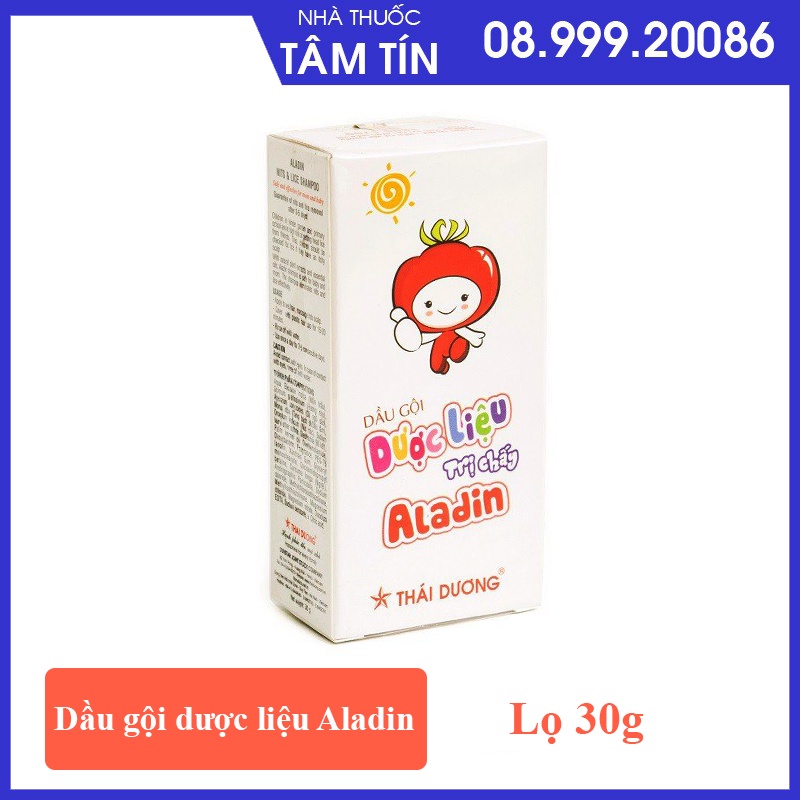 Dầu gội dược liệu Aladin Nits &amp; Lice Shampoo